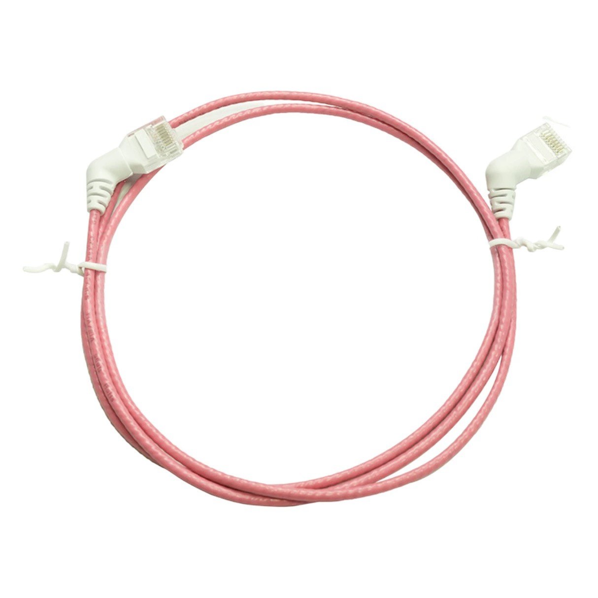 Вращающаяся на 360 градусов Хрустальная головка RJ45 тонкий провод Cat6/Cat6A/Cat7 Ethernet ультратонкий коленчатый сетевой кабель