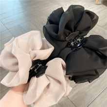 有香如故~雪纺玫瑰花朵抓夹女高级感气质盘发发夹后脑勺旅行发抓