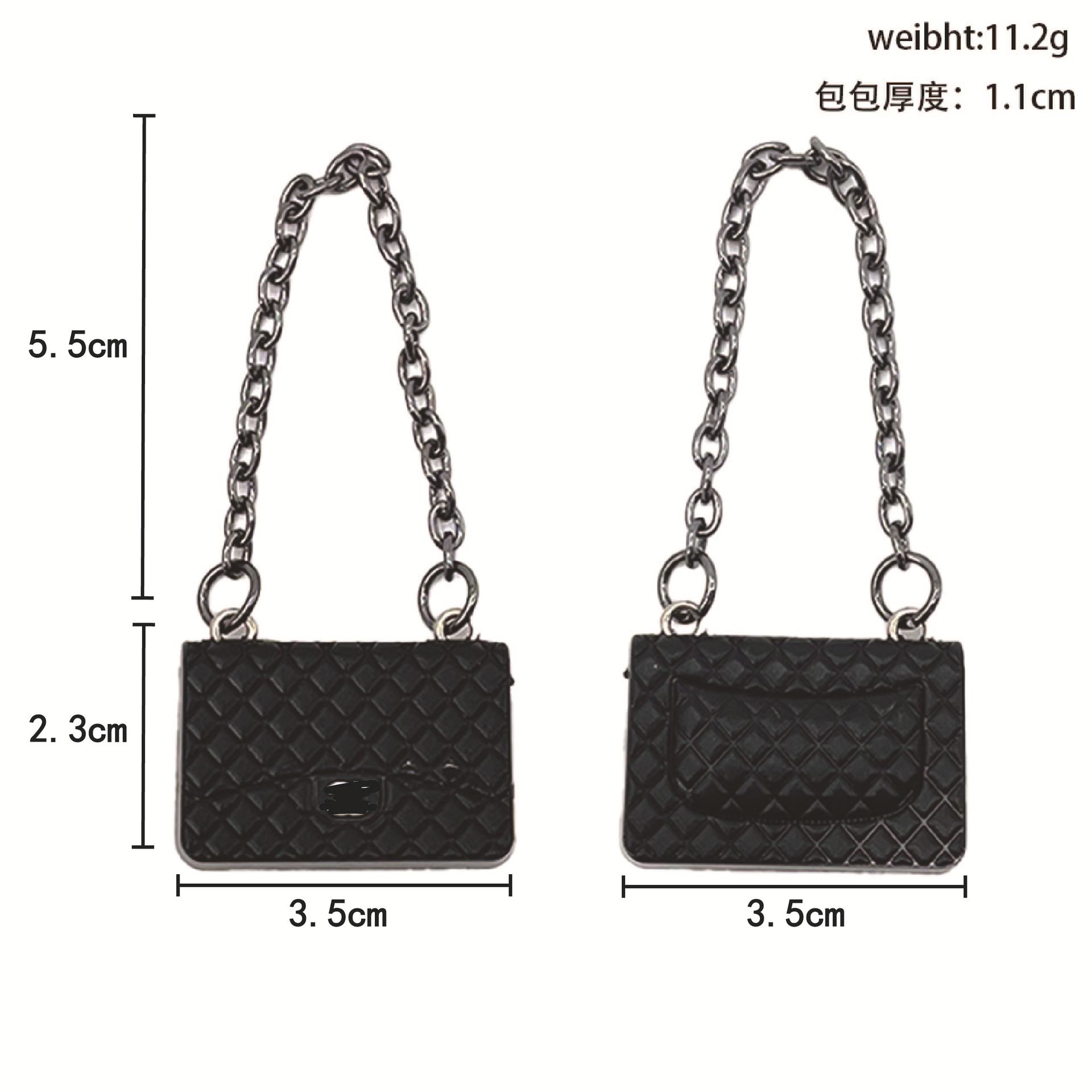 Dollhouse mini muñeca casa pequeña bolsa BJD bolsa de estilo de marca 6 centavos bolsa de muñeca 30 cm accesorios de muñeca