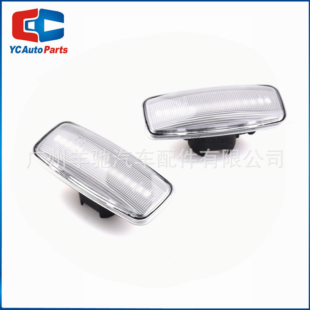 Adecuado para Nissan Xuanyi LED dinámico intermitente lateral ala guardabarros luz azul pájaro Teana agua que fluye dirección lateral Luz