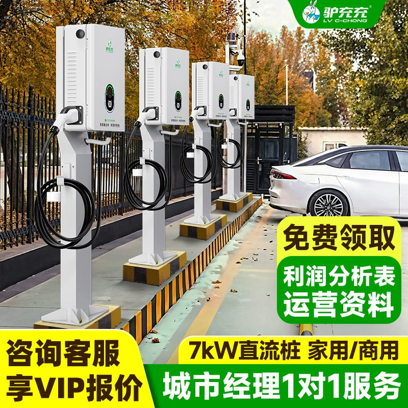 Зарядная станция Donkey Charging для электромобилей, 7 кВт, для дома и коммерческого использования, зарядка постоянным током