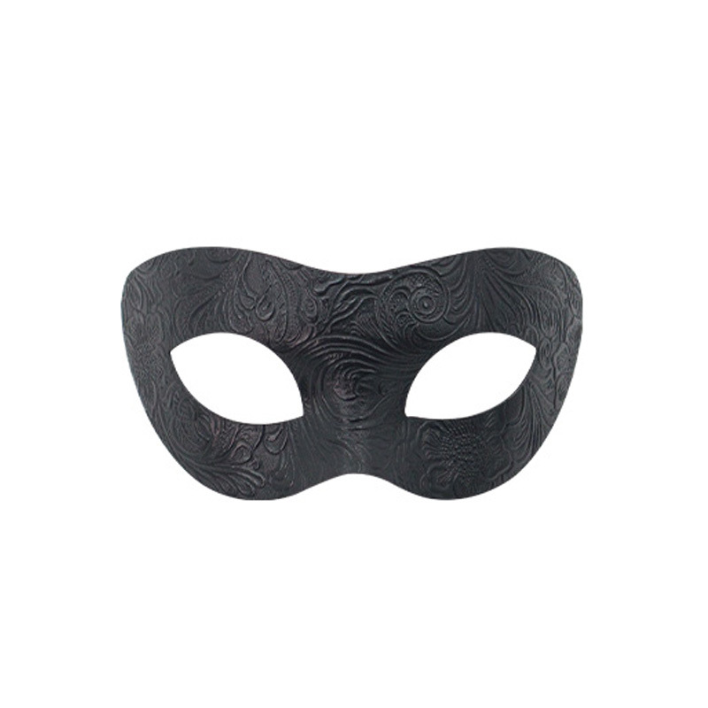 Nuevas parejas transfronterizas fiesta barra media cara máscara de PVC hermosa flor tallada venecia máscara de baile mascarado hombre