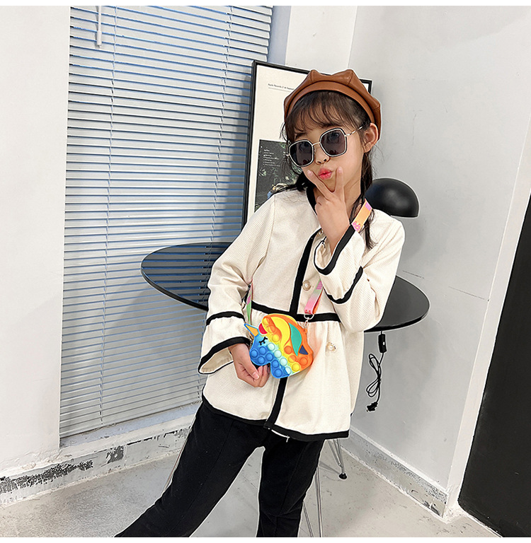 Cross-border new product: Unicorn Rat Extermination Pioneer Coin Purse, Cartoon Silicone coin Purse, mini crossbody bag, storage bag undefined