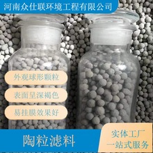 生物陶粒滤料水处理挂膜填料 曝气生物滤池专用滤料 众仕联厂家