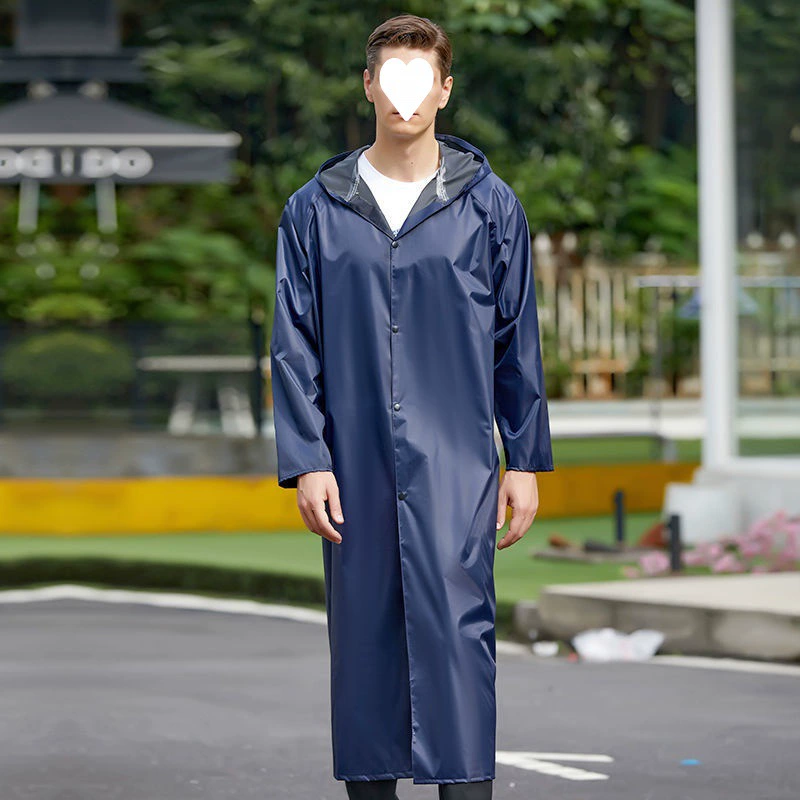 Long raincoat for men and women for hiking, increased thickness, wholesale