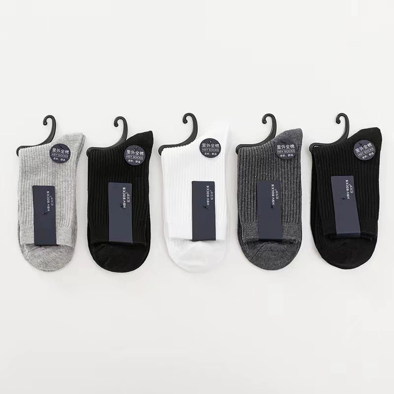 Knee Socks, Japanese style, 100% cotton, mid-length, sweat- and odor-absorbing