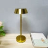 Golden table lamp, American style