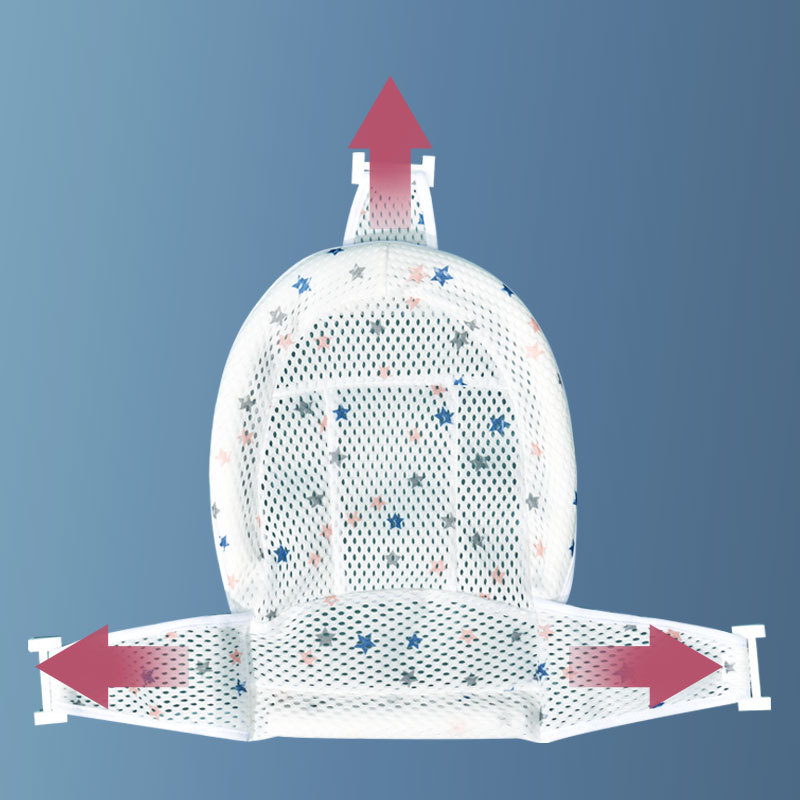 Red de baño de bebé recién nacido artefacto de baño de bebé universal ajustable Red de baño de bebé Estante de baño tipo T