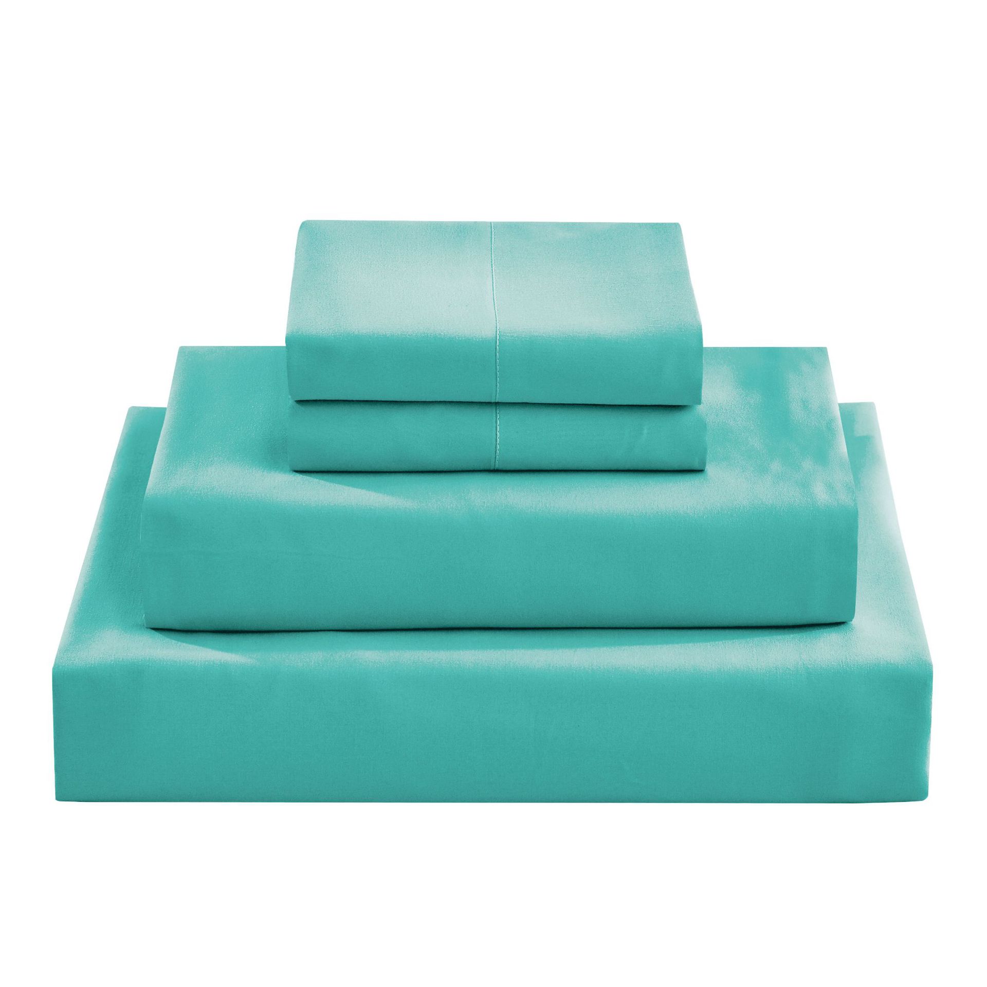 Textiles para el hogar transfronterizos Amazon ebay85g cepillada hoja de cama sábana ajustable clip de comercio exterior de cuatro piezas sábana funda de almohada