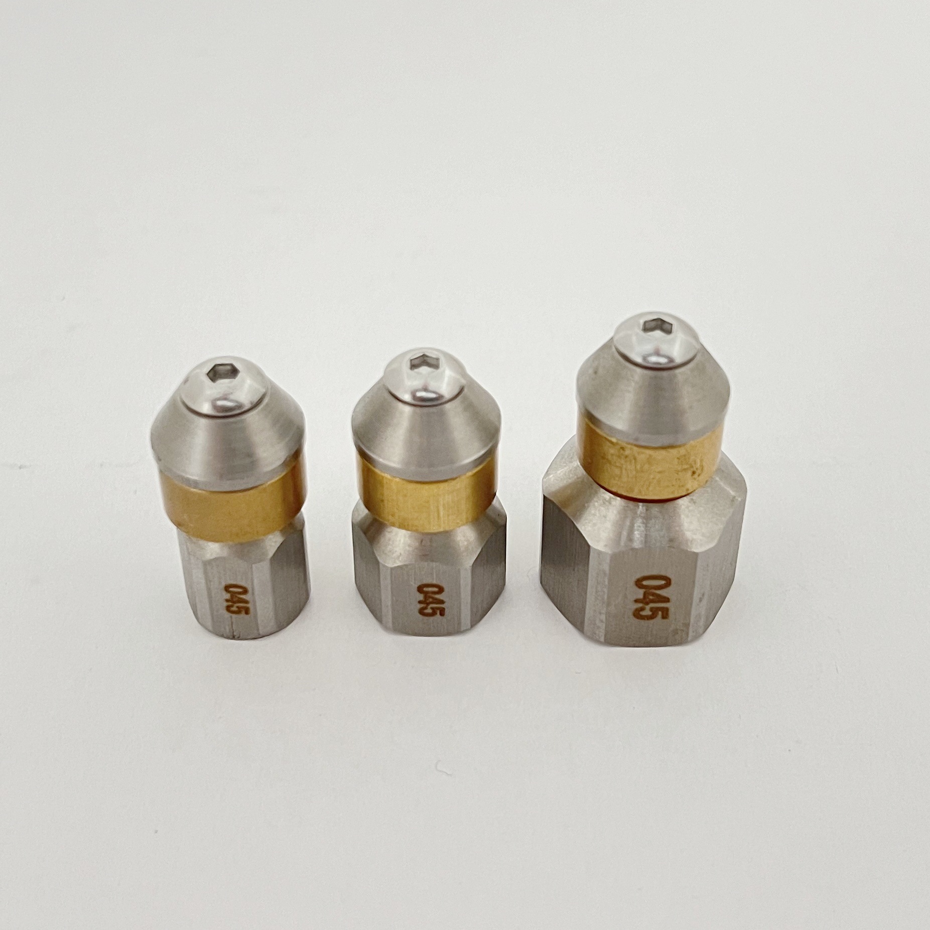 跨境高压清洗机管道疏通旋转喷嘴，管道旋转清洗喷头