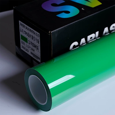 Auto Color Change Film – OEM custom white package - signal-green-152m16m