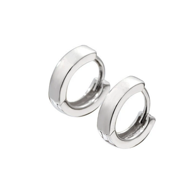 High-end glossy earrings handmade, Korean style, silver 925 sample