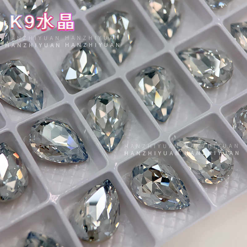 K9水晶のネイルアクセサリーの長方形の直角の爪のドリルは軽くて豪華です。|undefined