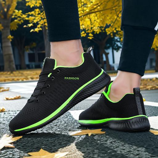 Spring and Summer Fly-Knit Casual Sports Shoes Breathable Running 2021 Old Beijing Cloth Shoes Men's Shoes Non-Slip Youth Mesh Shoes Men