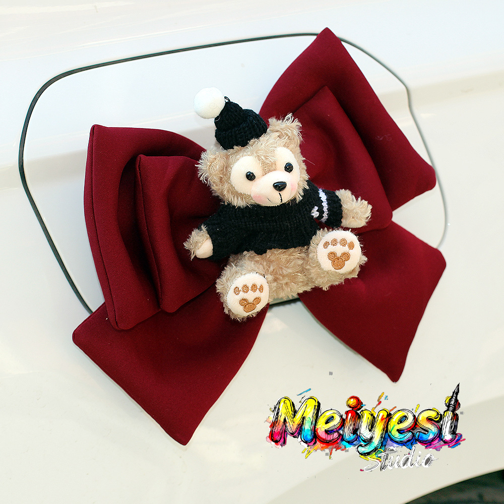 New Shirley Rose Car Rear Doll Rear Tail Pendant Car Decoration Car Rear Doll Car Butt Cute Female
