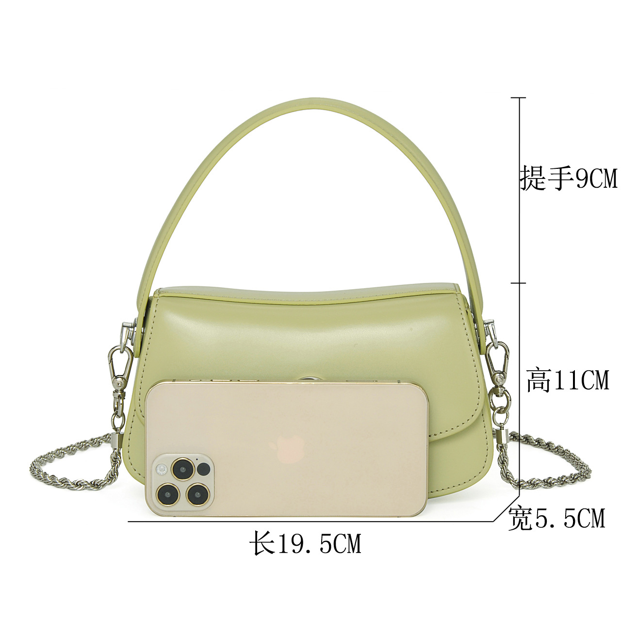 真皮马鞍包女2026新款牛皮百搭单肩斜挎包小众设计流行腋下女包 - Thumbnail 3