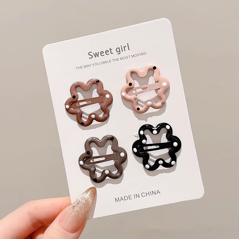 Dopamina linda estrella de color para niños horquilla bb clip tocado frente cabello roto flequillo lateral horquilla al por mayor