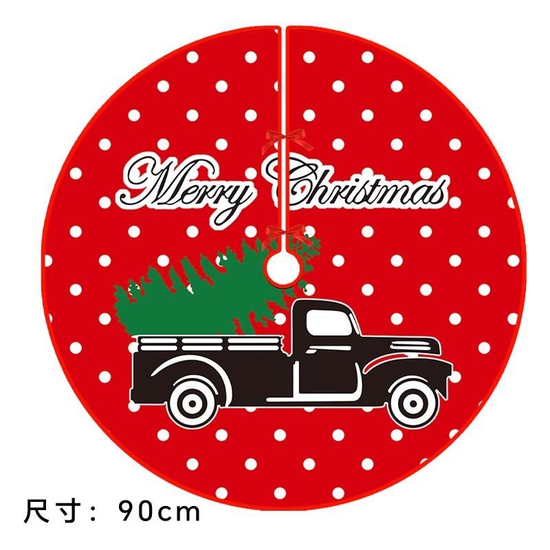 国境を越えたクリスマス装飾用品の雰囲気配置雪花箔押しベルベットの木のスカートの雰囲気配置クリスマスツリーの底|undefined