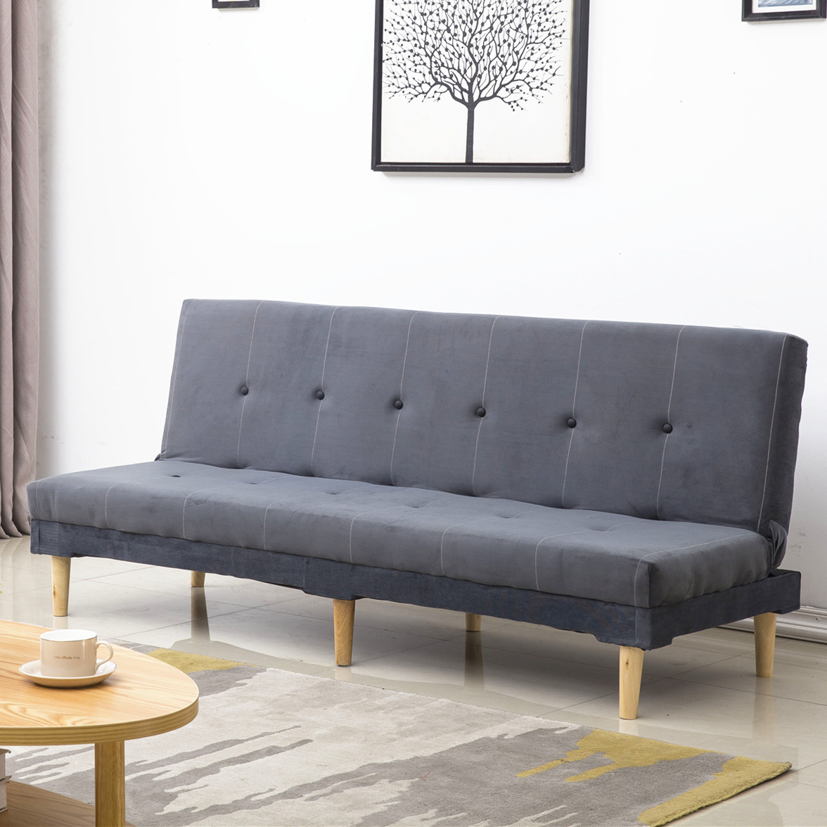 Fábrica directa sofá pequeño tipo simple cama plegable alquiler de alquiler económico esquina sala de estar dormitorio tienda al mediodía
