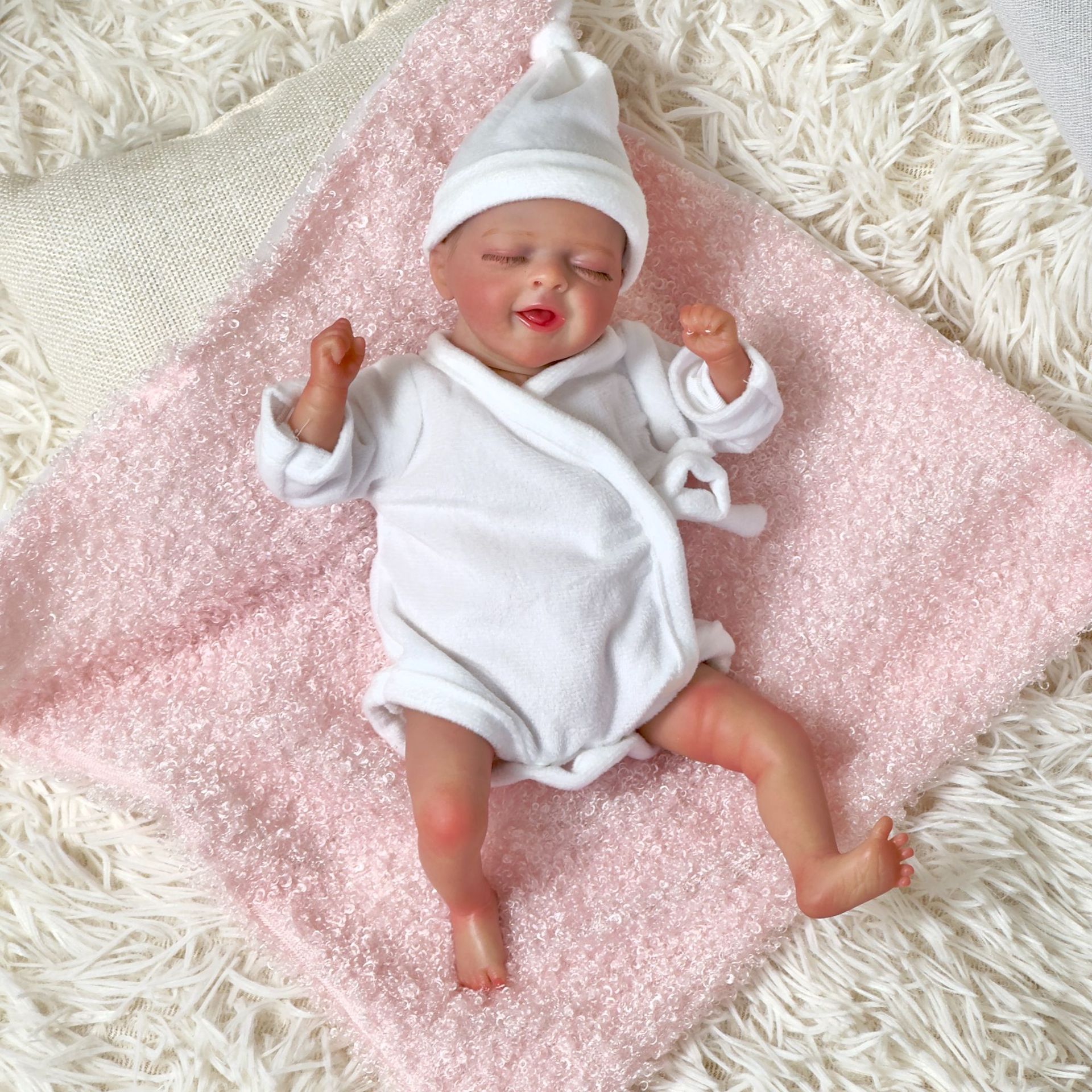 10 pulgadas cuerpo de tela muñeca, exquisito regalo muñeca mini bebé juguete