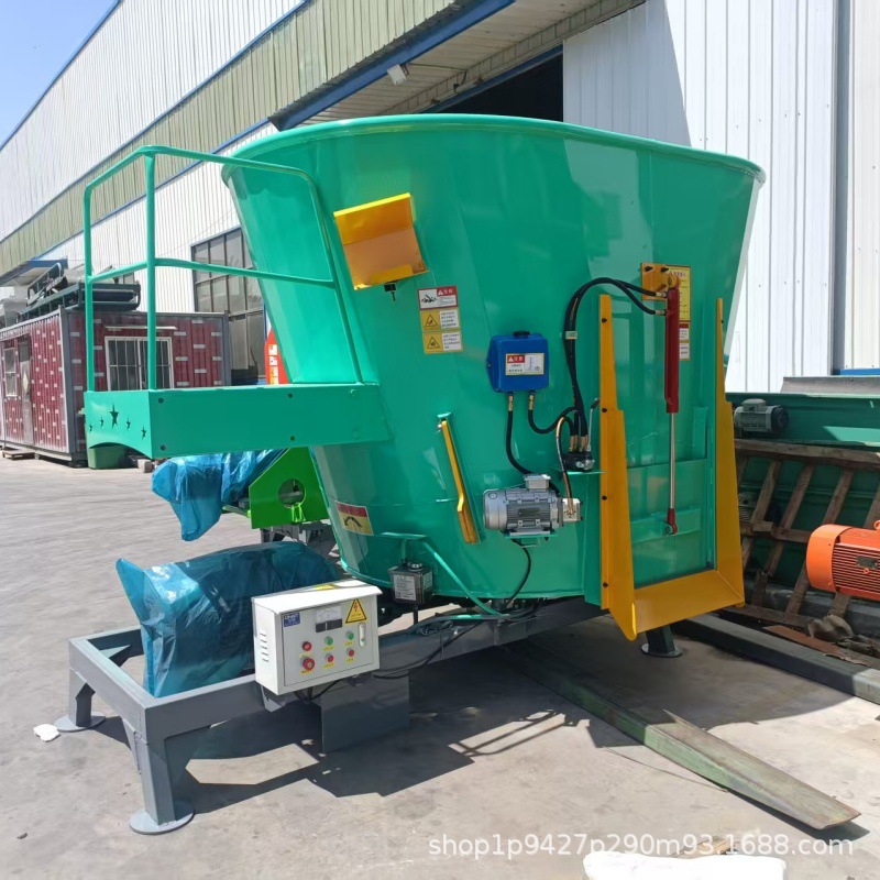 牛羊饲料粉碎搅拌一体机 立式TMR搅拌机  全日粮饲料搅拌机干湿两