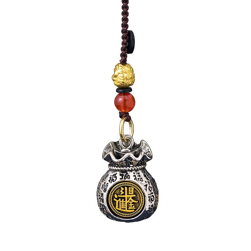 Keychain, retro pendant for men and women, Chinese horoscope