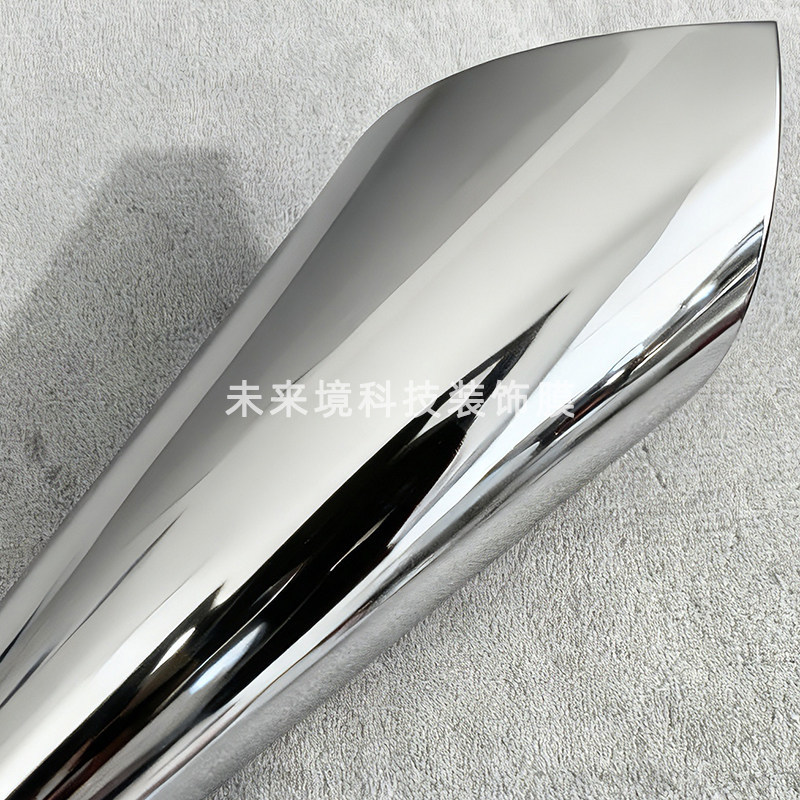 PET mirror electroplating film, shiny silver-gold electroplating, tungsten steel gray, green, purple, red, blue motorcycle car color change film