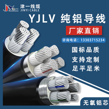 国标纯铝芯YJLV/VLV22架空1/2/3/4/5芯平方户外地埋铠装电力电缆