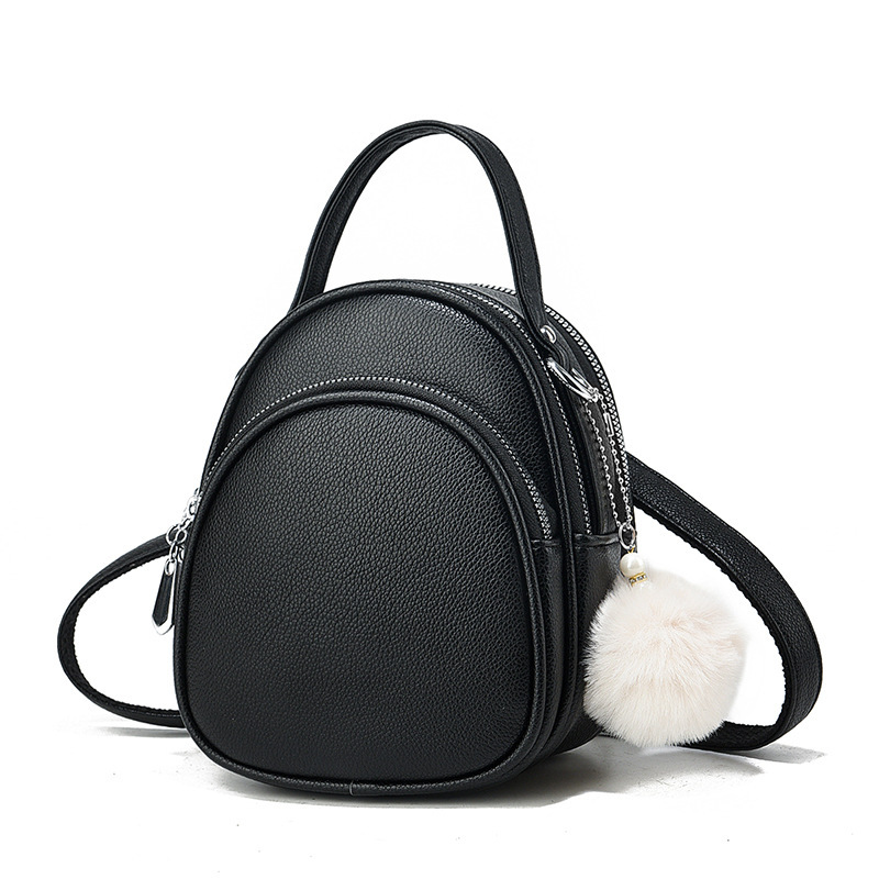 Women's Bag, Backpack, Small Bag, 2025 New Model, Solid Color, Casual Simple Backpack, Daily Lightweight Commuter Bag