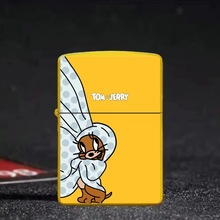 欧美动漫卡通创意动漫防风煤油打火机 煤油金属外壳滑轮火石火机