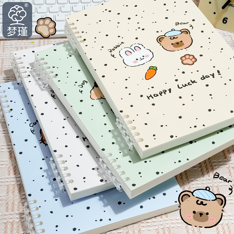 Cubierta de cartón desmontable b5 serie de paisajes bobina para estudiantes universitarios y estudiantes de secundaria examen de ingreso de posgrado engrosado