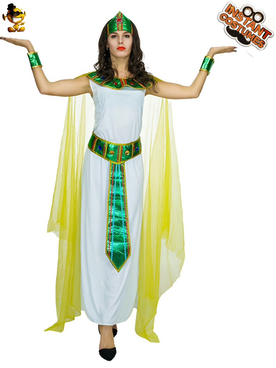 Halloween adulto grandes hombres antiguo faraón egipcio traje grande de las mujeres princesa vestido pareja traje de fiesta