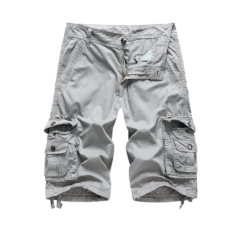 2025 Wholesale Amazon Ebay Cargo Pants Multi-Pocket 8-Color Casual Pants Men's Fashion 5-Point Pants 082 2025 Wholesale Amazon Ebay Cargo Pants Multi-Pocket 8-Color Casual Pants Men's Fashion 5-Point Pants 082