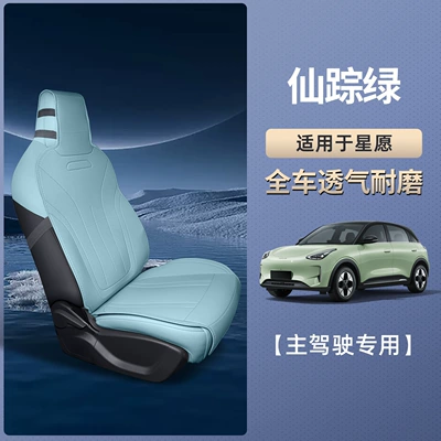Star Wish Seat Cushions, Four-Season Seat cushion, seat cover - star-wish-wizard-green-single-seat-for-main-driver