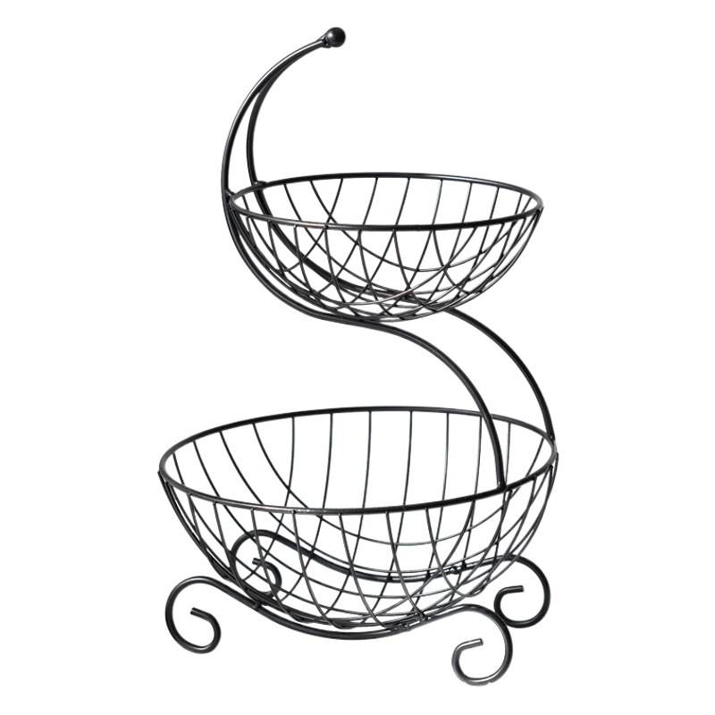 Plato de frutas Sala de estar Aperitivos domésticos Plato de colocación Cesta de frutas multicapa Plato de frutas de oficina Plato de frutas Salón de belleza Plato de frutas