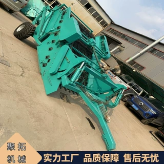 聚拓 拖拉机牵引捡石机 土地复垦捡石设备 丘陵山地大型捡石机