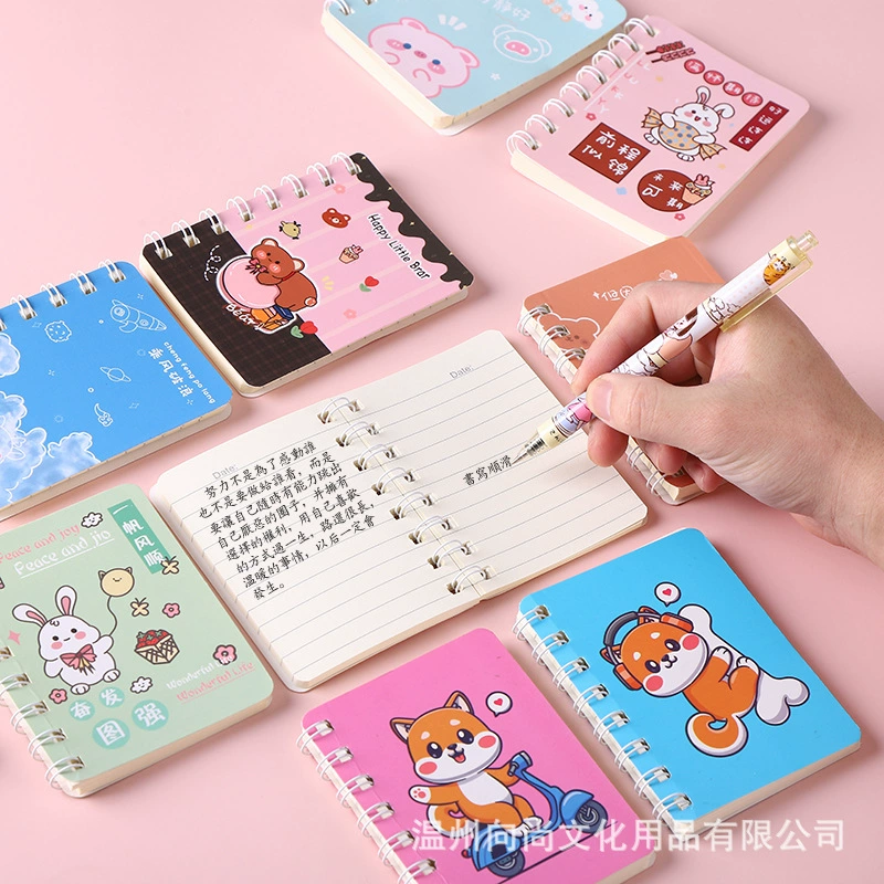 Cartoon laptop for students, small notebook, custom-made
