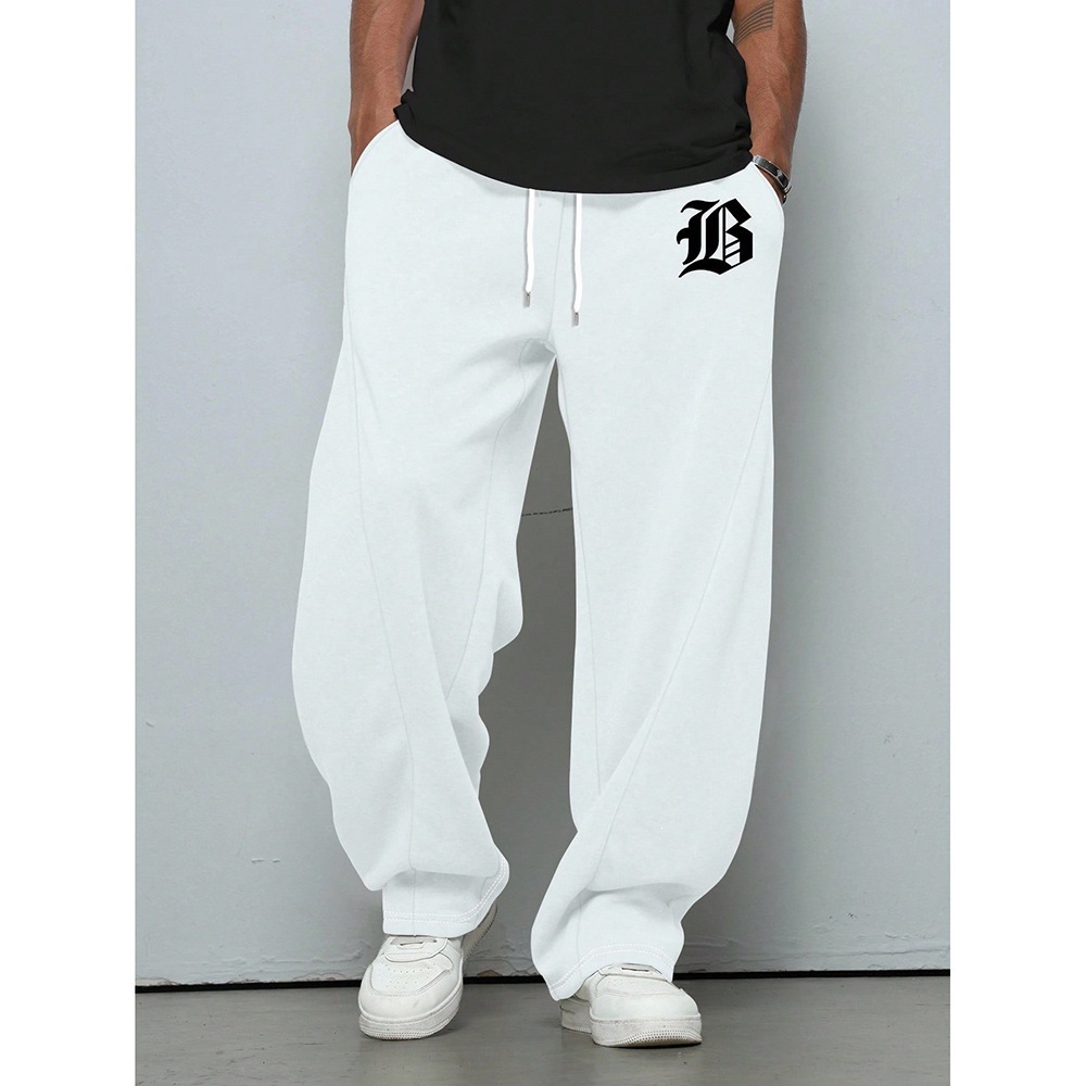 Damen High Waist Freizeithose Weite Passform Mit Kordelzug Leicht_voghion.com