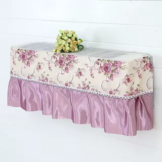 厂家批发空调罩室内挂机防尘罩蕾丝空调防尘套防直吹月子空调罩