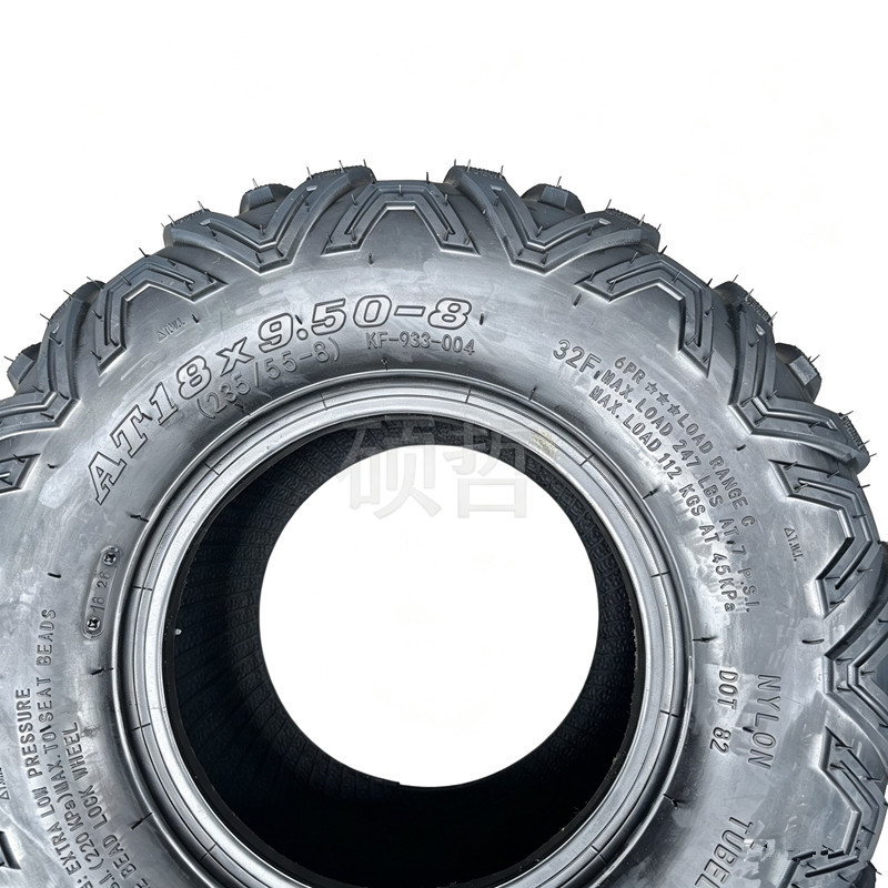 ATV go-kart beach vehicle 18X 9.5-8inch vacuum thickened tire 19*7-10A pattern off-road 6-ply