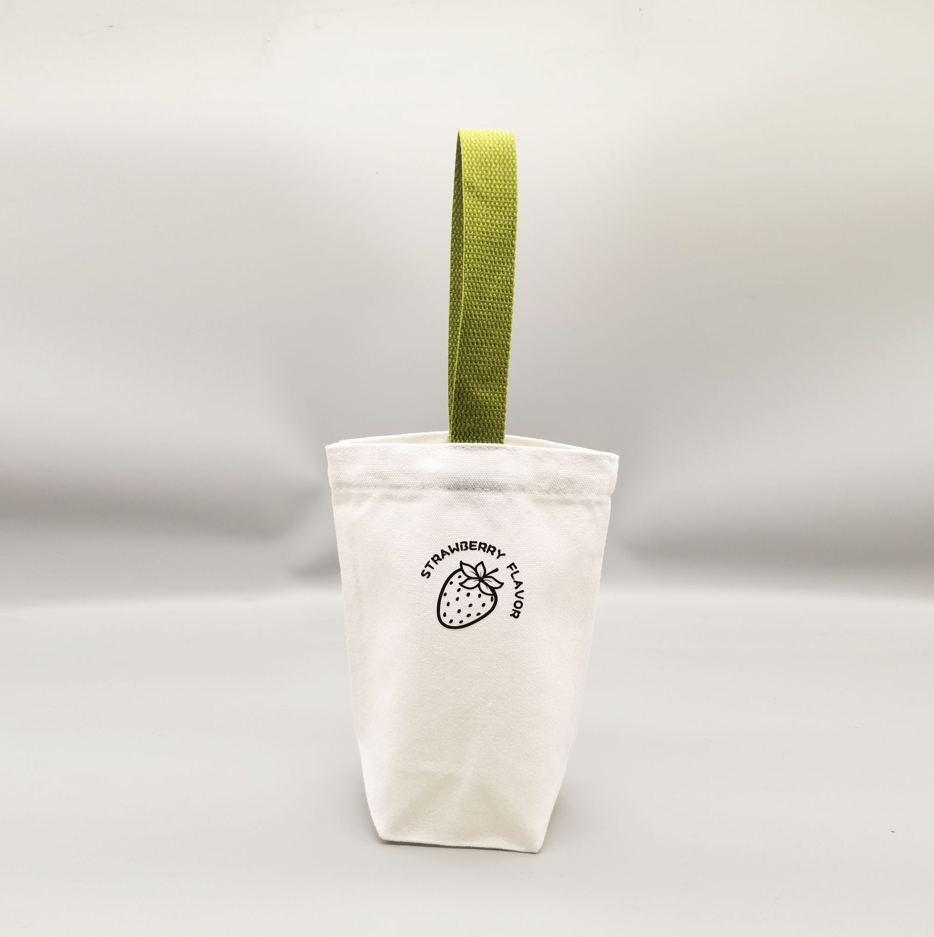 Lindo de dibujos animados leche té bolsa de lona café no taza bolsa de mano ins estudiante durable aislado taza de agua cubierta del bolso