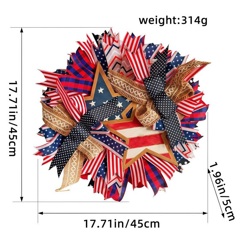 Cross-Border New Product: Usa 250Th Anniversary Decorative Hanging Sign, Round Welcome Door Sign for Home Entrance, Wholesale