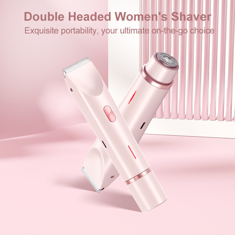 Cross-border new product double-headed women's shaver electric private part epilator hair removal knife female shaver hair removal instrument 3