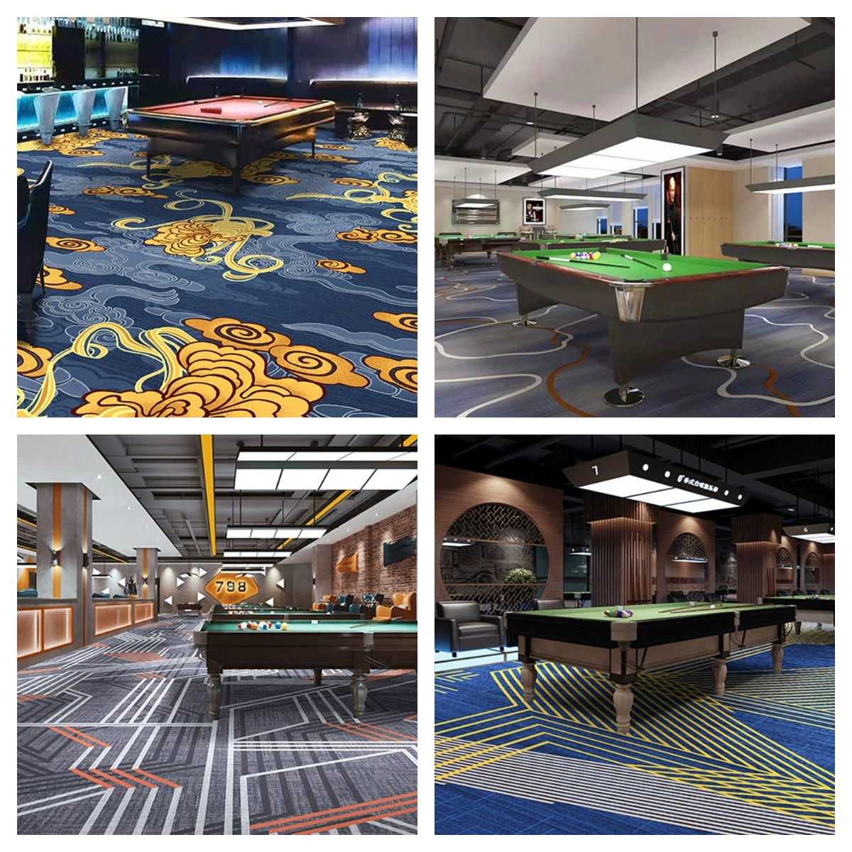 Table carpet, wear-resistant pool for pool hall, 450 gram, polyester, increased thickness
