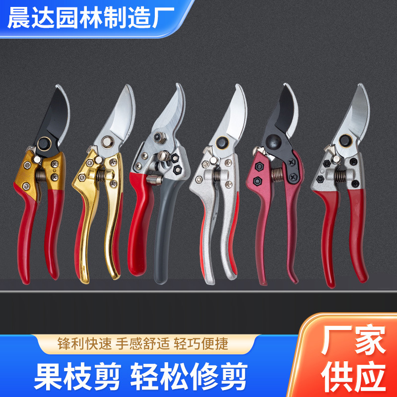 厂家供应强力修枝剪刀果树枝剪粗枝剪 高强度合金钢剪园林工具