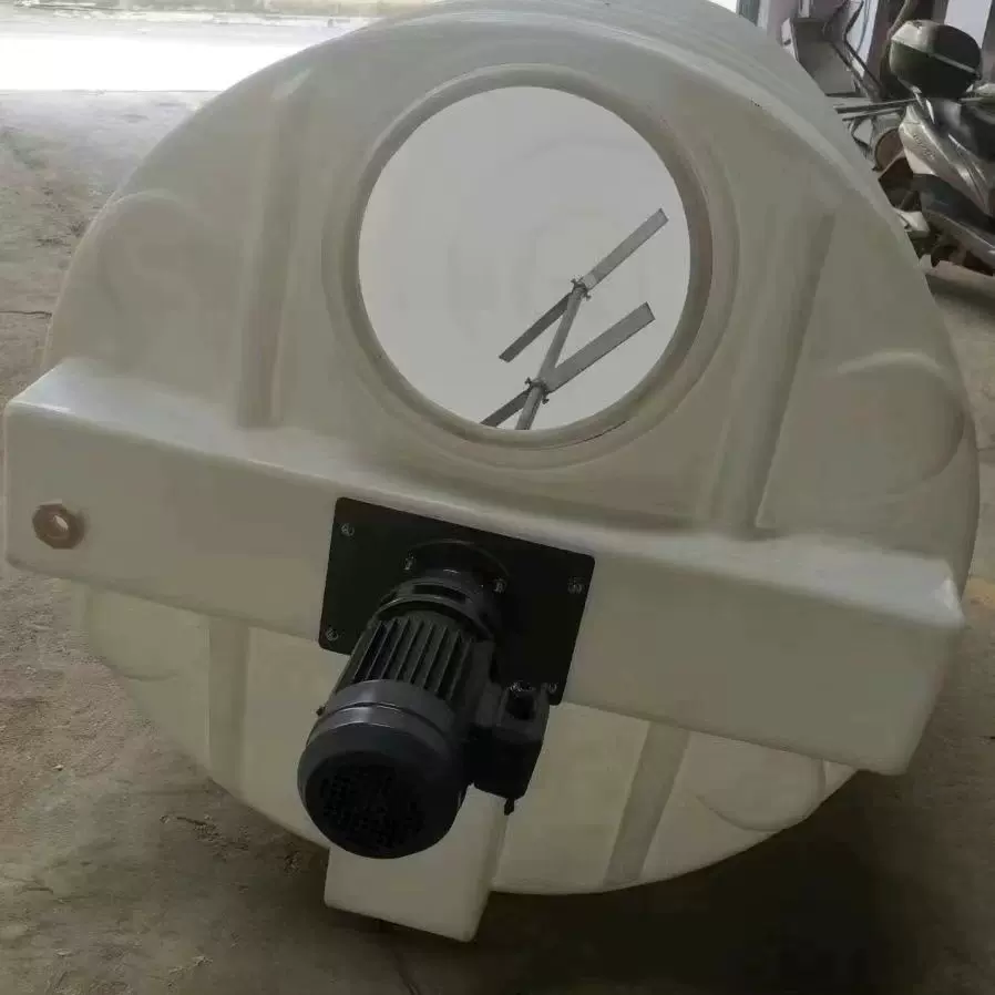 山东塑料加药桶带电机1吨搅拌肥料搅拌洗衣液洗洁精减速机液体搅