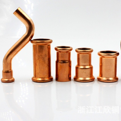 TP2 cobre simple y doble sujeción soldadura codo de 90 grados directa sola tarjeta accesorios de tubería de refrigeración