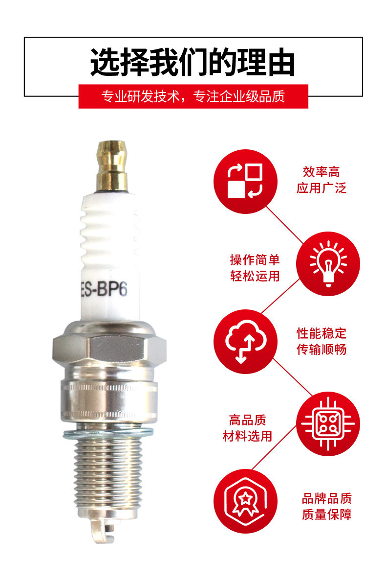 Universal spark plug accessories for lawn mowers, suitable for imported Honda lawn mowers, four-stroke spark plugs, two-stroke gasoline saws, and hedge trimmers