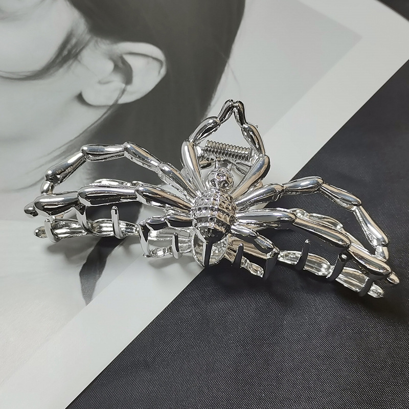 Vintage Style Spider Alloy Plating Hair Claws display picture 4