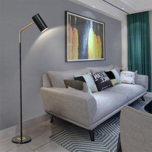 Nordic modern minimalist living room floor lamp sofa vertical reading creative study Internet celebrity bedroom bedside table lamp